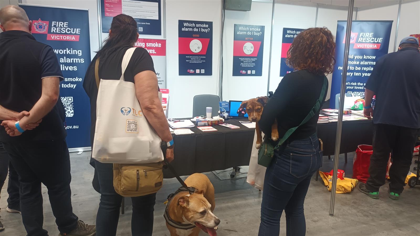 A visit from service dogs (who can perform many life saving behaviours)